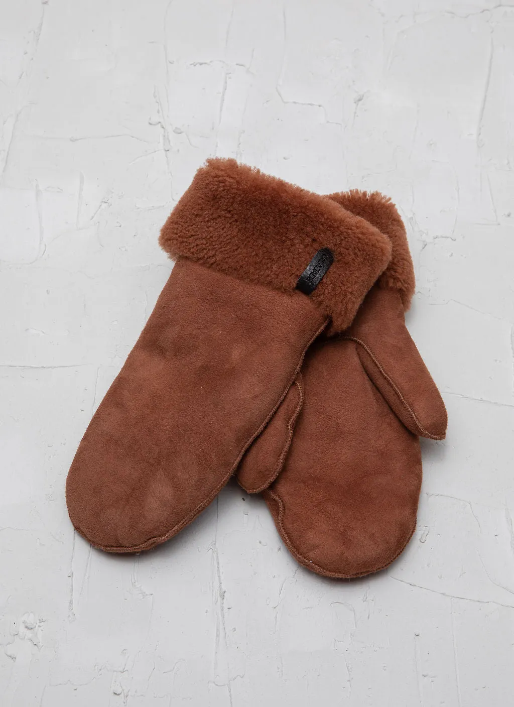 MILA CUFF Chestnut Mittens