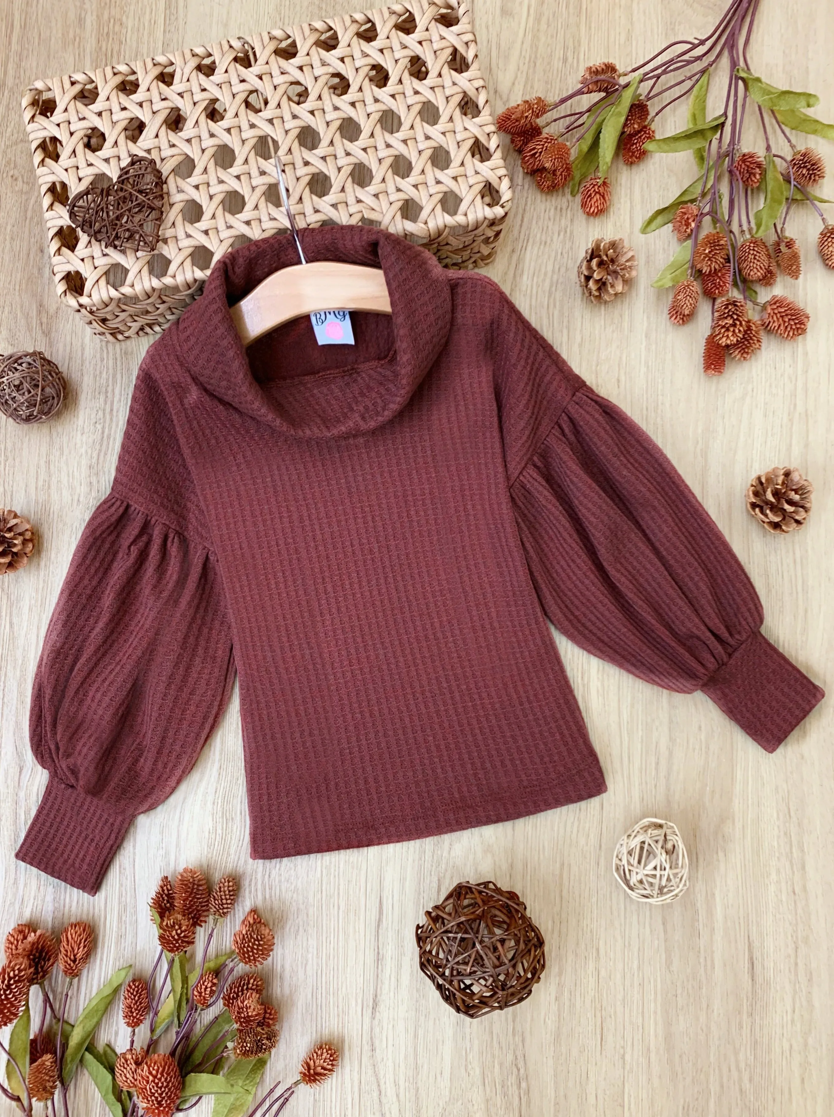 Mommy And Me Autumn Joy Turtleneck Sweater