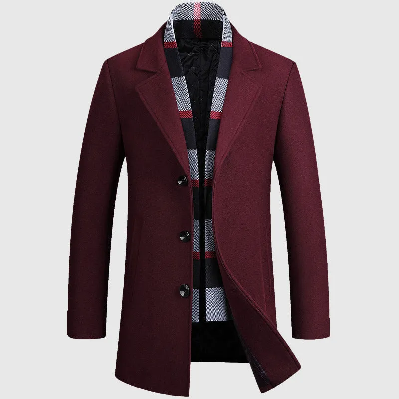 Neo Vale Elegance Woolen Overcoat