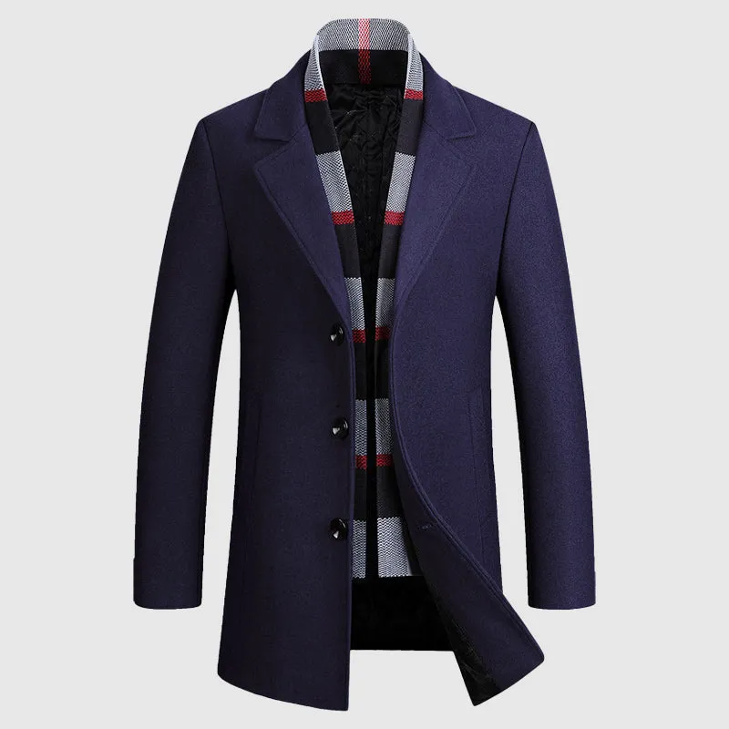 Neo Vale Elegance Woolen Overcoat