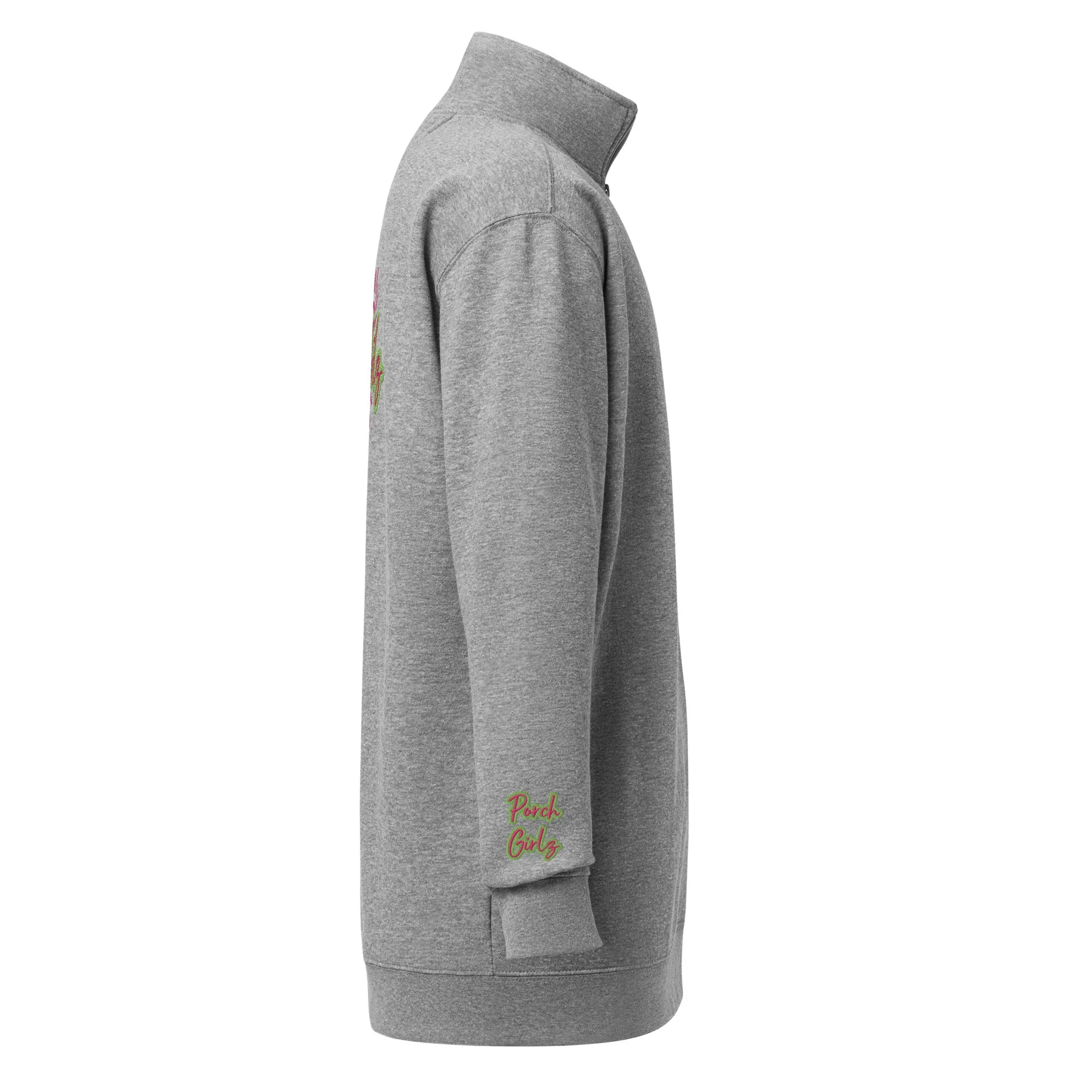 PorchGirlz Embroidered Unisex fleece pullover