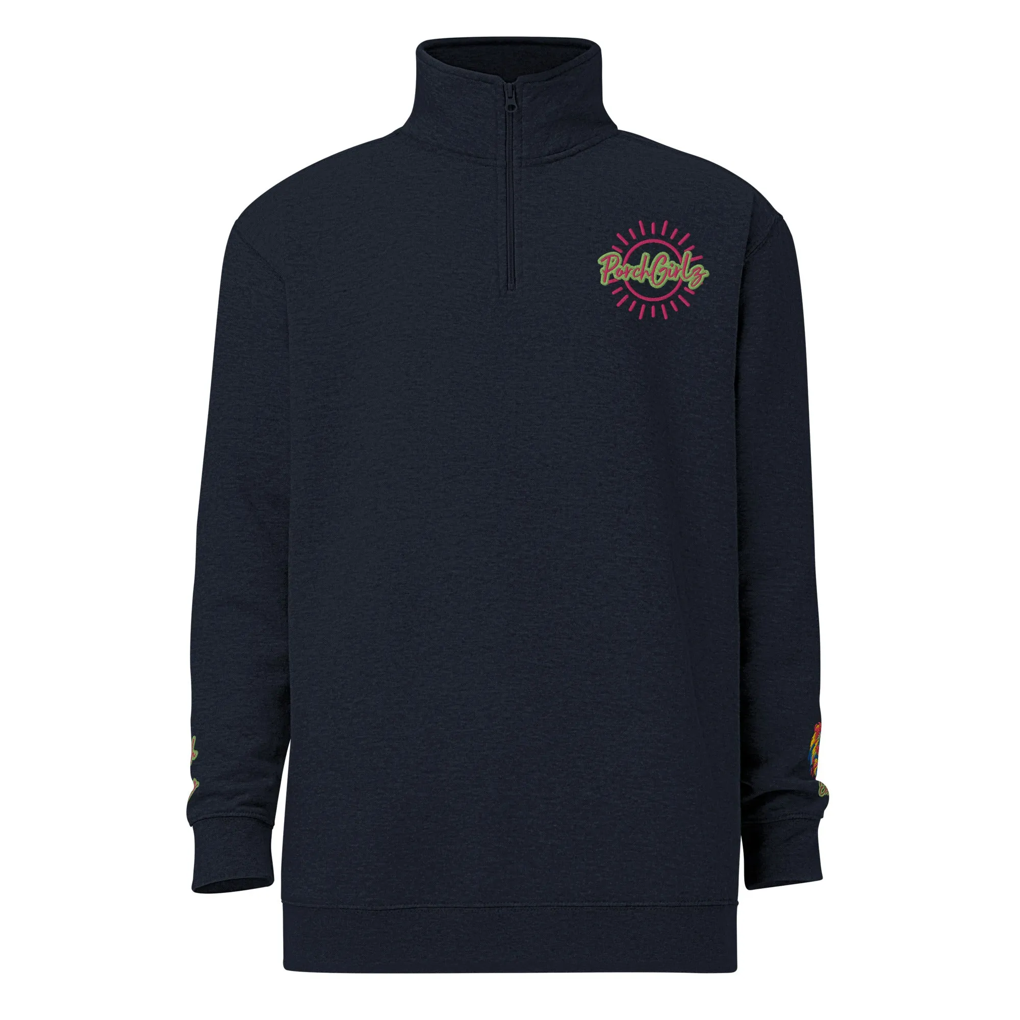 PorchGirlz Embroidered Unisex fleece pullover