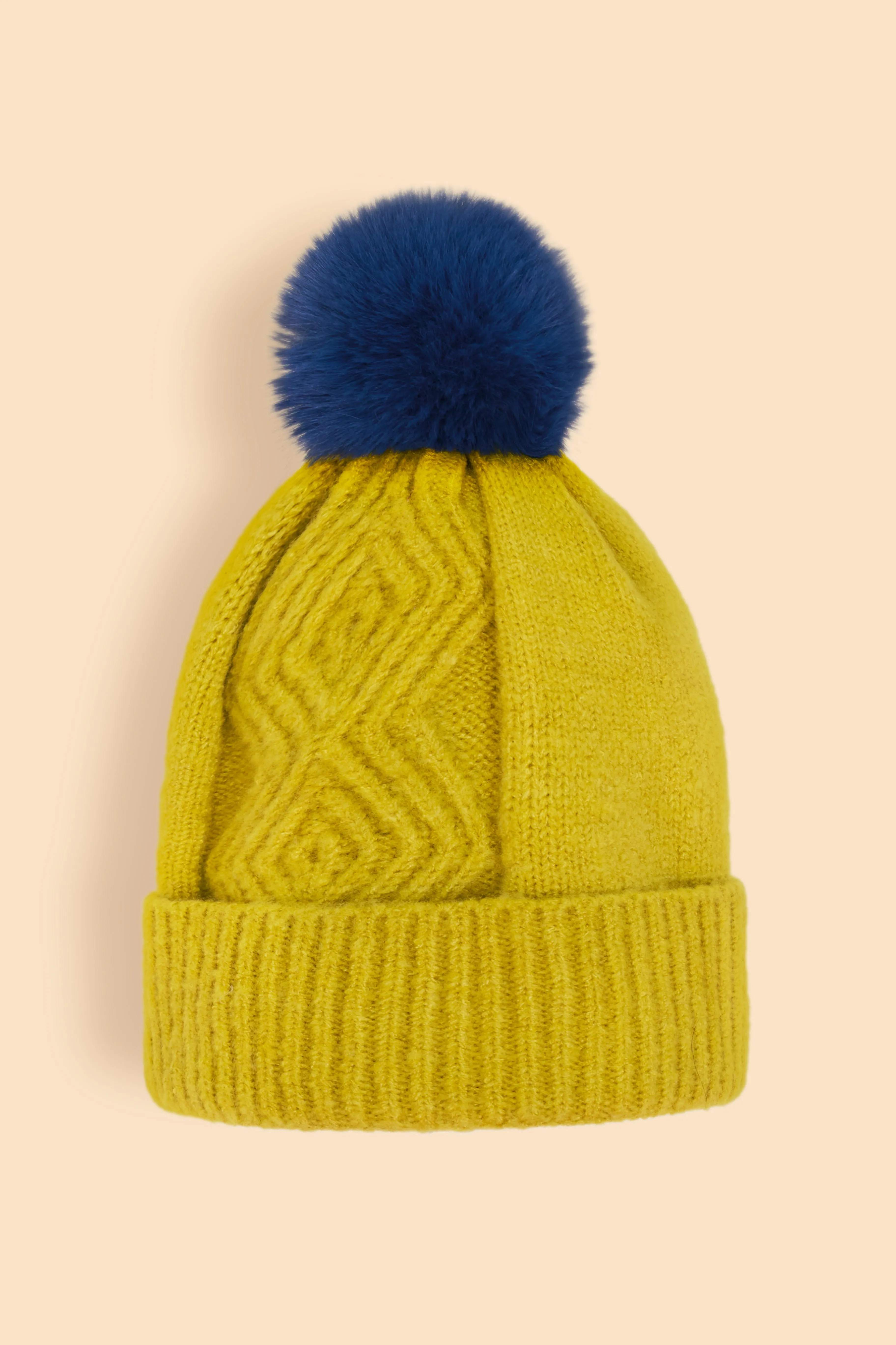 Powder Ingrid Bobble Hat - Chartreuse