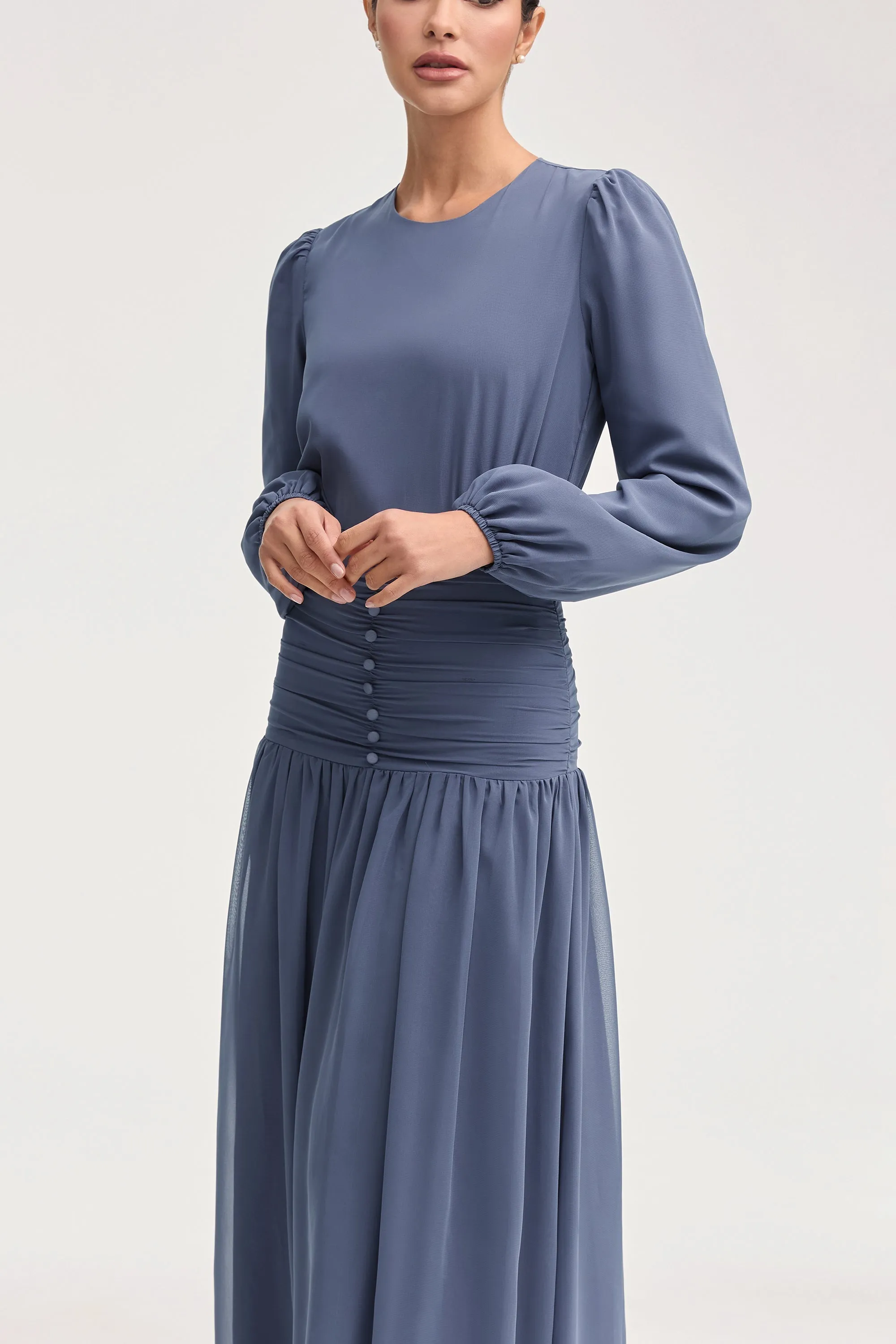 Randa Rouched Maxi Dress - Dusk