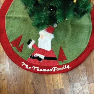 Santa's Winter Wrap - 42" Tree Skirt