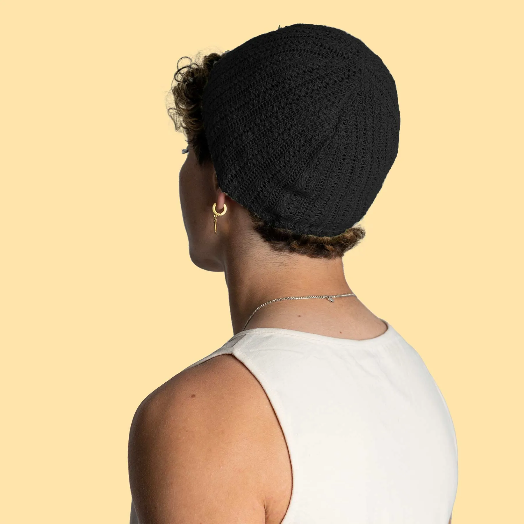 SEATTLE 100% Organic Linen Knit Hat - Skull Cap (Unisex)