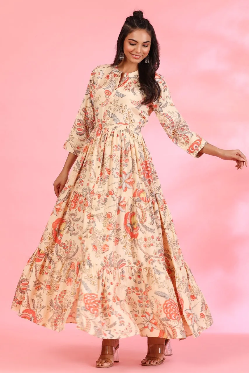 Sehra Jaal Silk Maxi Dress