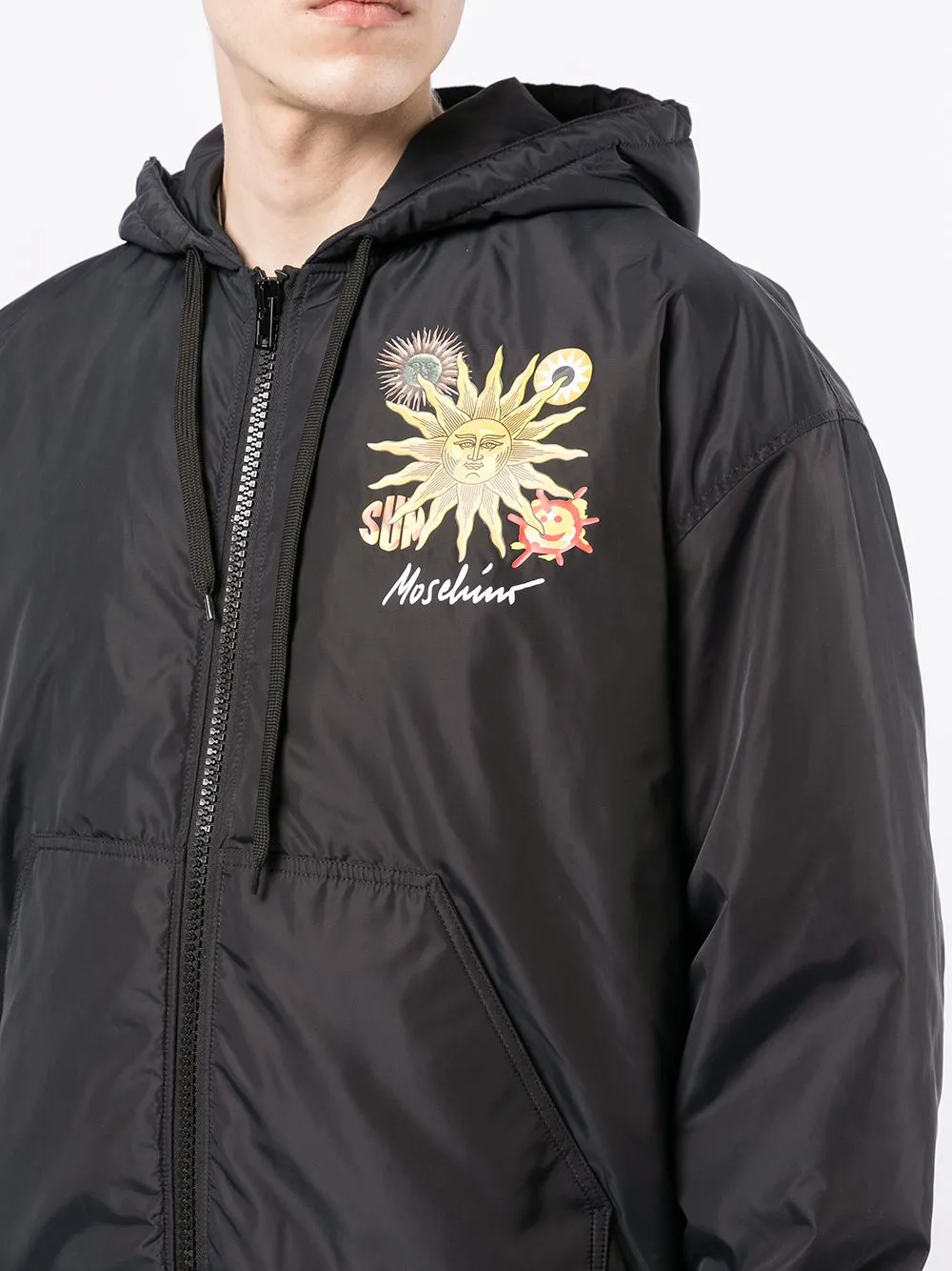 Sun-Print Puffer Jacket