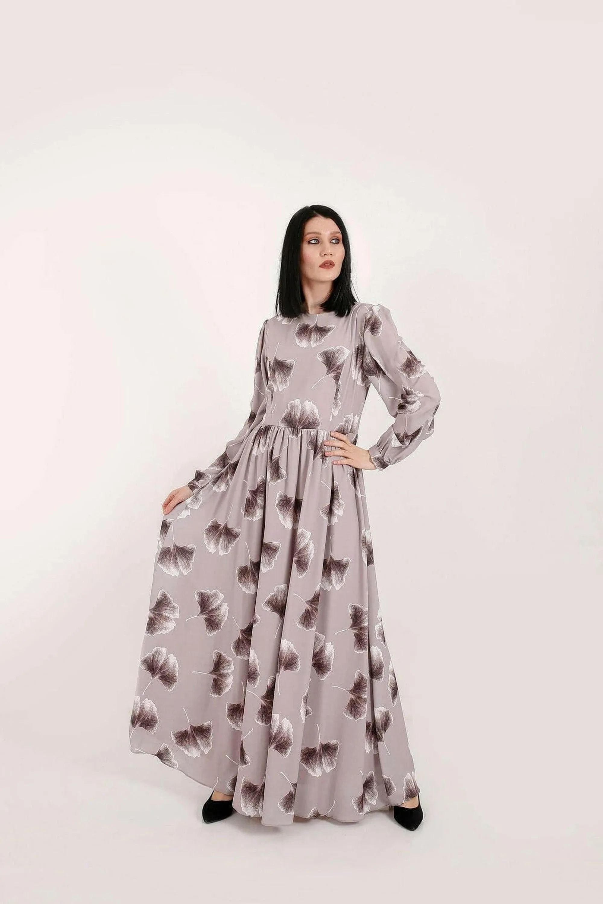 Tammy Long Maxi Dress with Long Sleeves