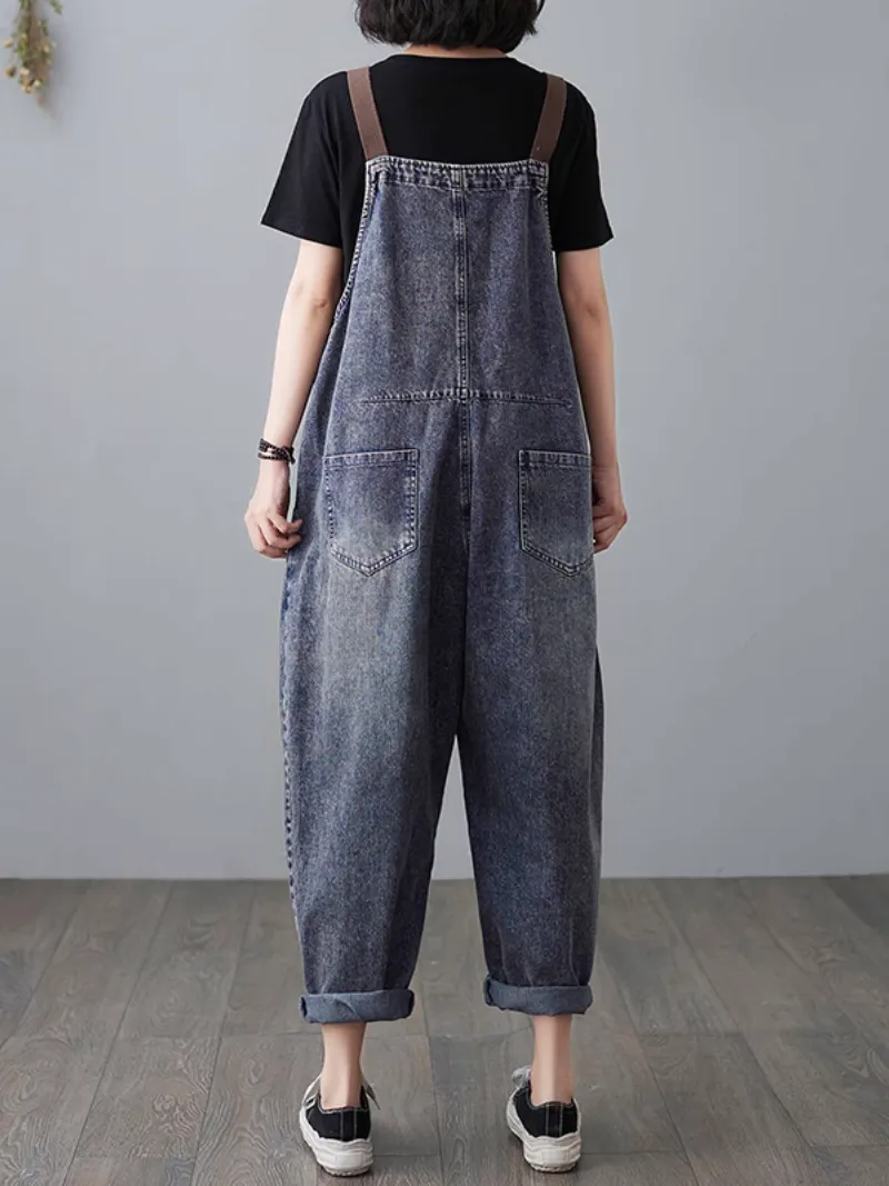 Timeless Denim Overalls Classic Blue Women's Dungarees